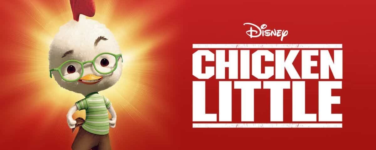 Image promotionnelle pour "Fantasia 2000" mettant en vedette le personnage animé debout avec assurance devant un fond rouge, portant des lunettes vertes et un t-shirt rayé vert et blanc. Le logo Disney est