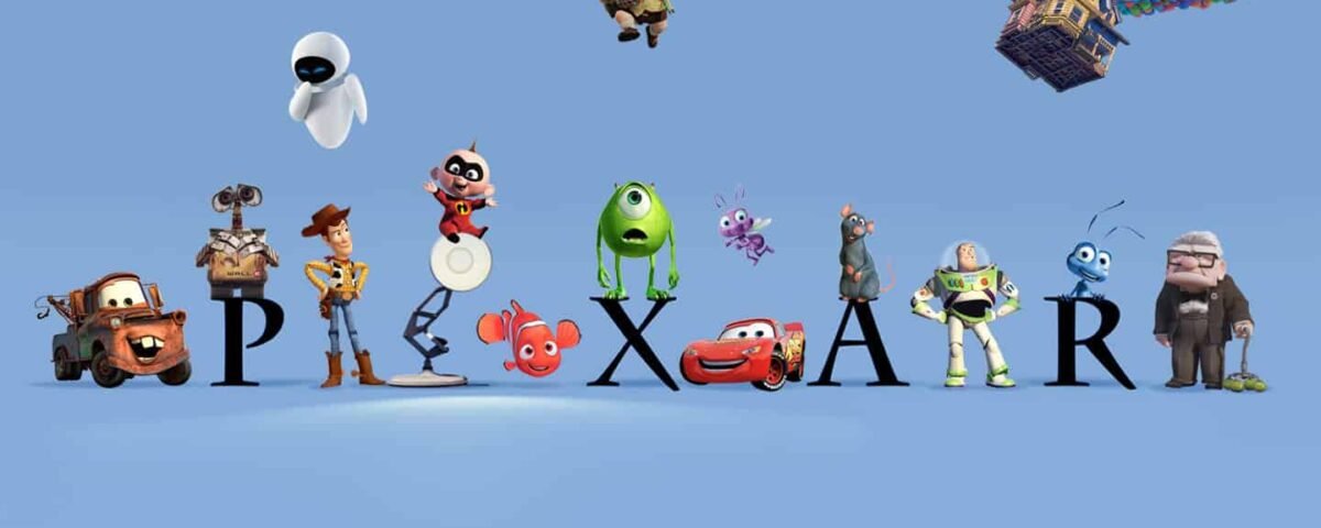 Les personnages des films adorés de Pixar.