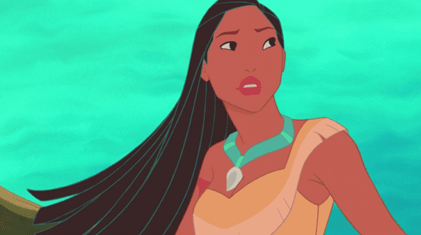 Pocahontas de Disney, une représentation de fidélité.