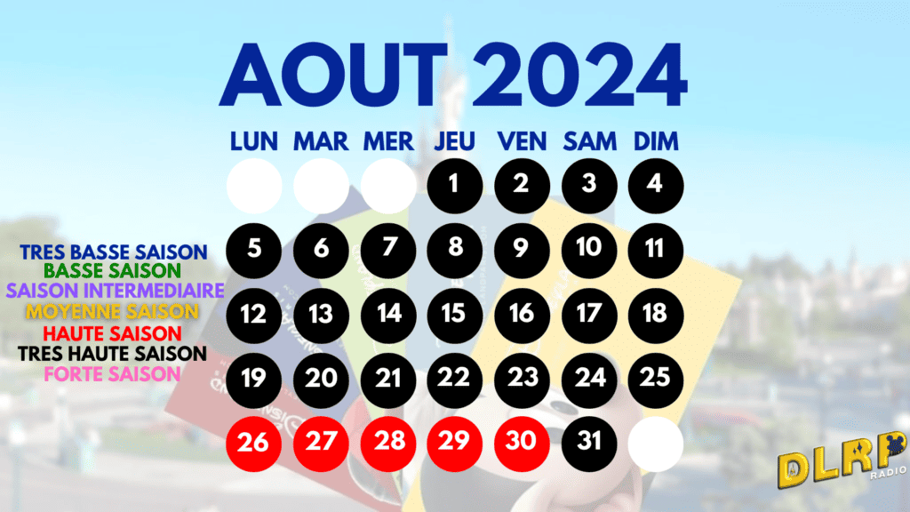 Un calendrier affichant l'abréviation « aut » pour l'année 2024.