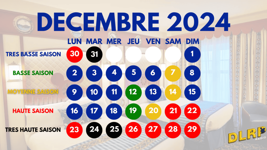 Le calendrier de décembre 2020 s'affiche.