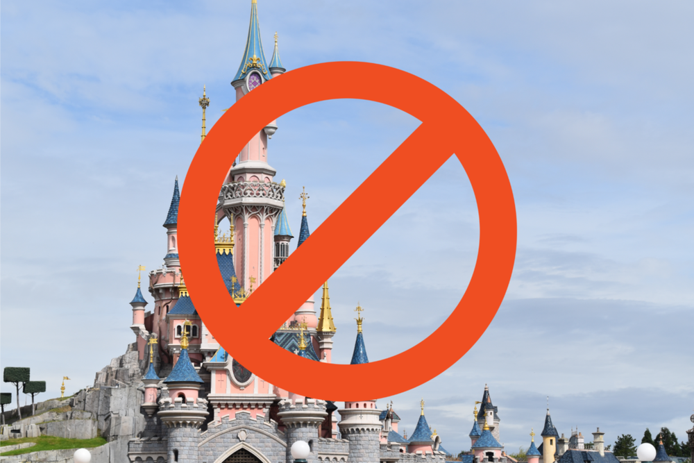 A ne pas faire 10 actions disneyland paris