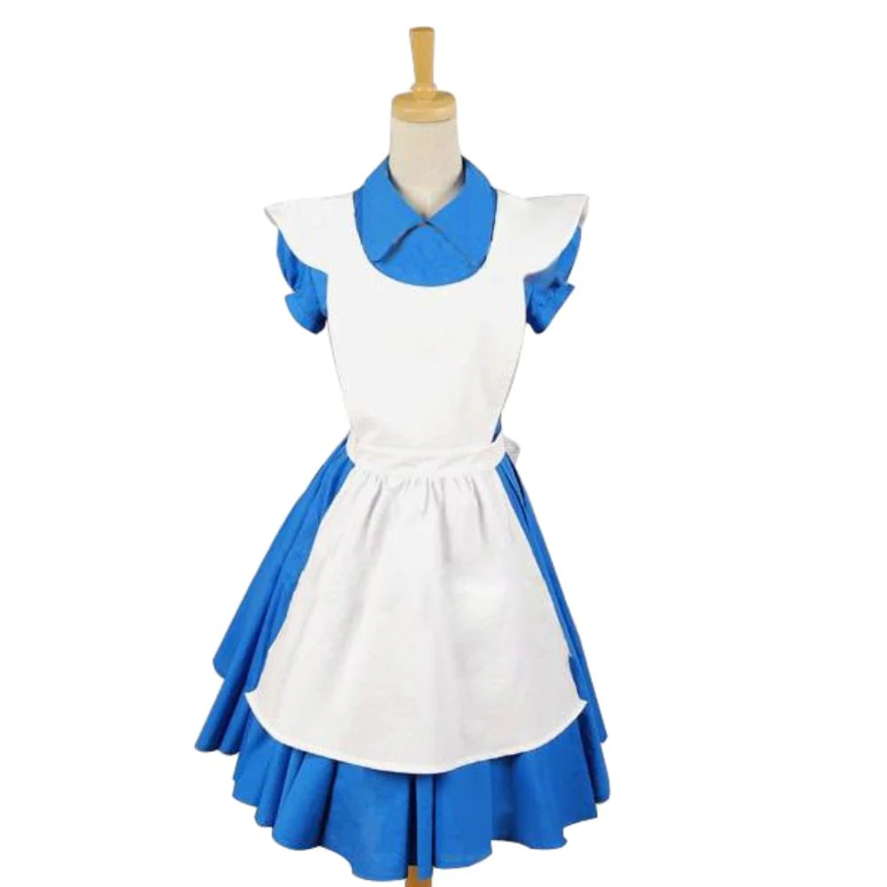 AliceaupaysdesmerveillesFemmeAliceRobeCosplayCostume 1