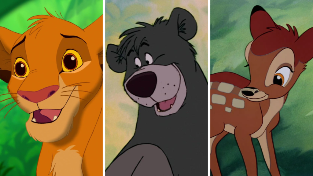 test quel animal disney te représente simba bambi baloo