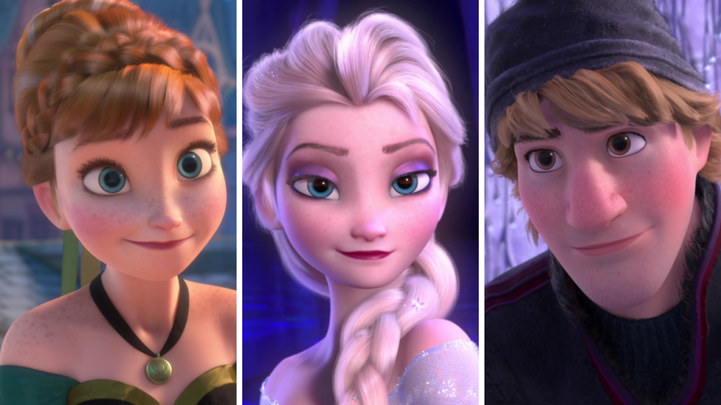 test personnage reine des neiges disney