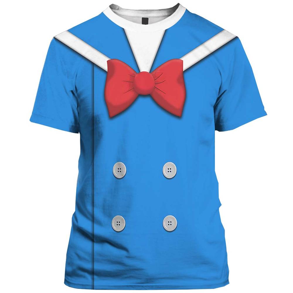 Donald Duck Halloween Cosplay Costume Shirt