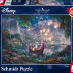 Schmidt Spiele 59480 Disney Rapunzel Thomas Kinkade Repelsteeltje Jigsaw Puzzle, Multi-Colour, 1000 stukjes
