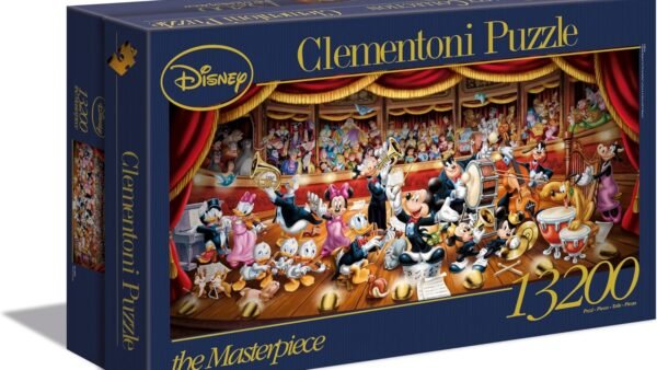 Clementoni - Puzzle Univers Disney - Mickey Mouse - Puzzle de 13200 pièces - Décoration Murale - Dimensions 291,4 x 134,4 cm - Fabriqué en Italie - 38010