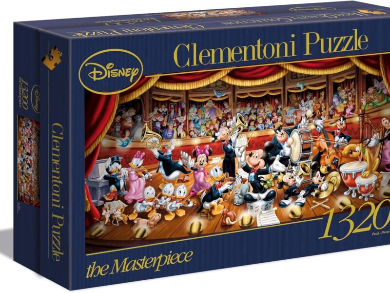 Clementoni - Puzzle Univers Disney - Mickey Mouse - Puzzle de 13200 pièces - Décoration Murale - Dimensions 291,4 x 134,4 cm - Fabriqué en Italie - 38010