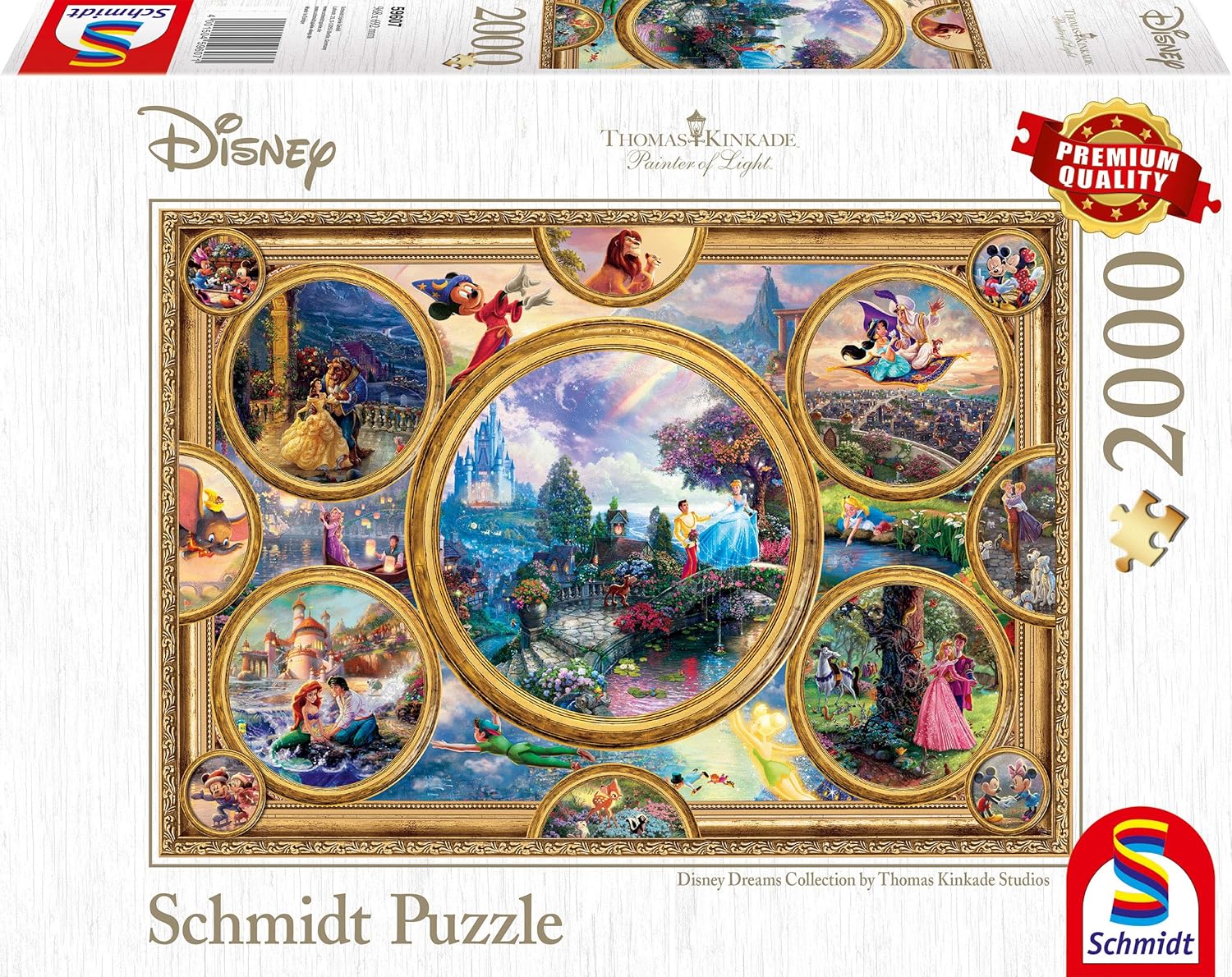 Schmidt Thomas Kinkade: Disney - Dreams Collection Jigsaw Puzzle (2000-Piece)
