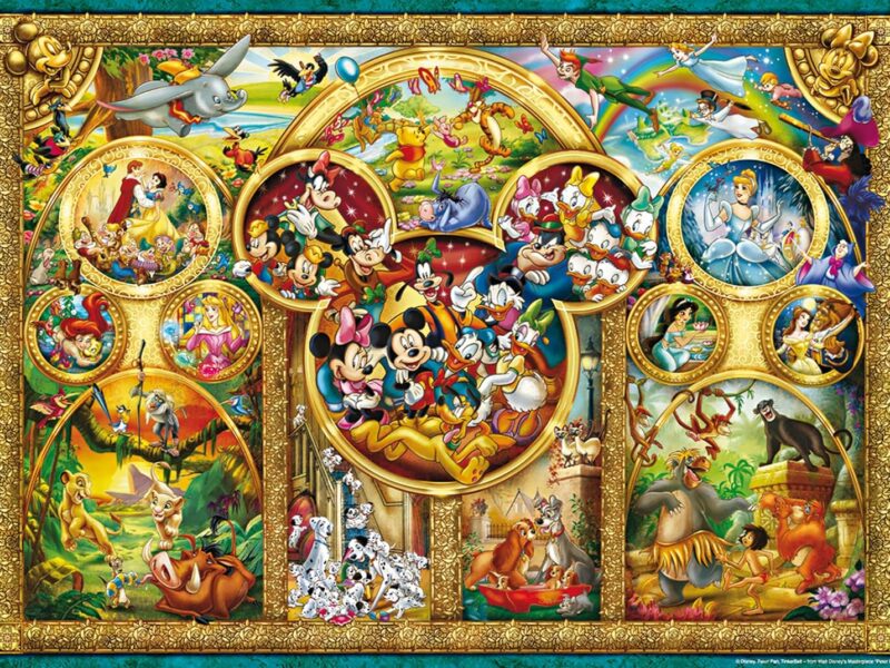 Ravensburger - Puzzle Adulte - Puzzle 1000 pièces - Les Plus Beaux thèmes Disney - Adultes et Enfants à partir de 14 Ans - Puzzle de qualité supérieure - Disney Classique - 12000469