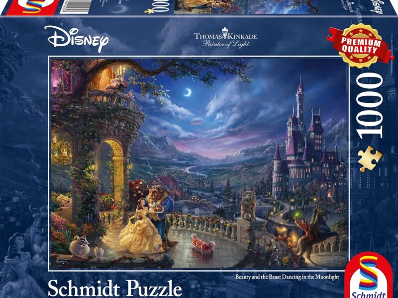Schmidt , Thomas Kinkade: Disney Beauty and the Beast Puzzle -1000pc , Puzzle , Ages 12+ , 1 Players