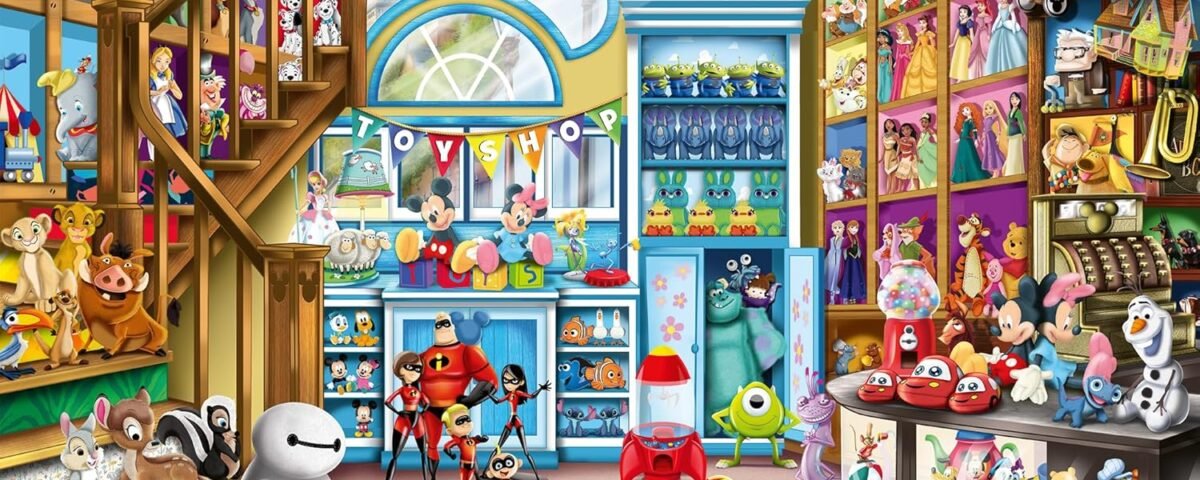 Ravensburger - Puzzle Adulte - Puzzle 1000 pièces - Le Magasin de Jouets/Disney - Adultes et Enfants à partir de 14 Ans - Puzzle de qualité supérieure - Disney Classique - 12000527