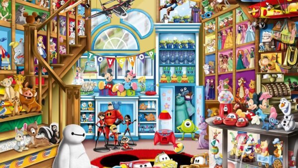 Ravensburger - Puzzle Adulte - Puzzle 1000 pièces - Le Magasin de Jouets/Disney - Adultes et Enfants à partir de 14 Ans - Puzzle de qualité supérieure - Disney Classique - 12000527