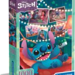 Clementoni - Puzzle Disney Stitch 1000 Pièces 10 Ans + - Jeu de Société Enfant - Format Portrait 70x50 Cm - Poster Inclus - Idee Cadeau - Patience et de Réflexion - Décoration - Fabriqué en Italie