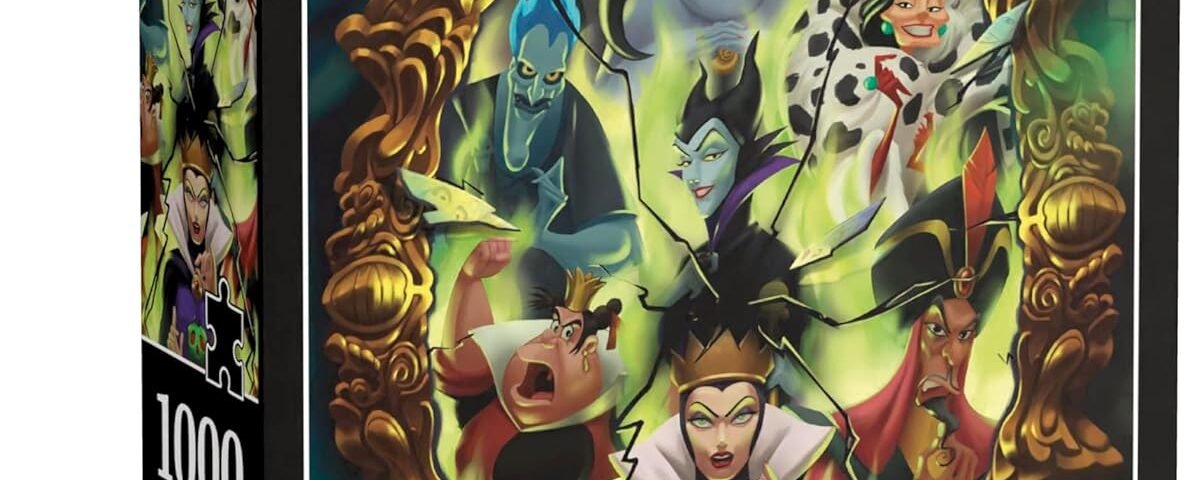 Clementoni Puzzle Villains -1000 Pièces - Puzzle pour Adultes 14-99 Ans, Fabriqué en Italie, 39812