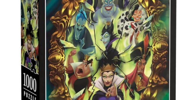 Clementoni Puzzle Villains -1000 Pièces - Puzzle pour Adultes 14-99 Ans, Fabriqué en Italie, 39812