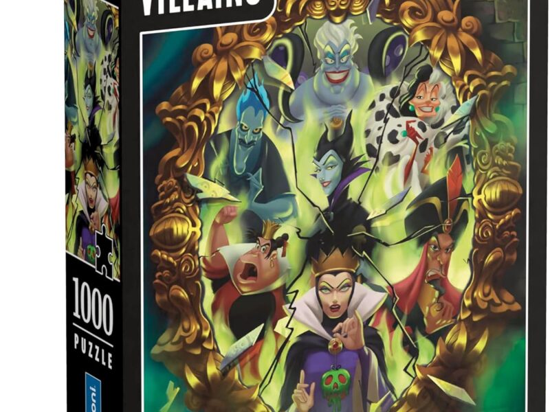 Clementoni Puzzle Villains -1000 Pièces - Puzzle pour Adultes 14-99 Ans, Fabriqué en Italie, 39812