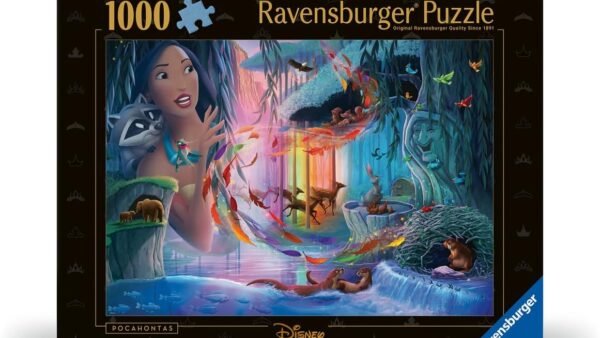 Ravensburger - Puzzle Adulte - Puzzle 1000 pièces - Pocahontas (Collection Château Disney Princ.) - Adultes et Enfants à partir de 14 Ans - Puzzle de qualité supérieure - Disney - 12001344