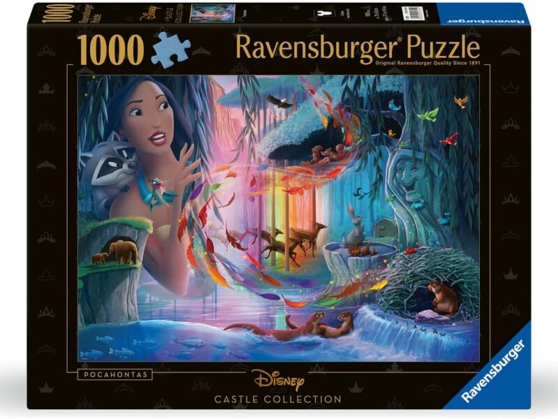 Ravensburger - Puzzle Adulte - Puzzle 1000 pièces - Pocahontas (Collection Château Disney Princ.) - Adultes et Enfants à partir de 14 Ans - Puzzle de qualité supérieure - Disney - 12001344