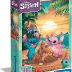 Clementoni Puzzle Disney Stitch 500 Pièces, Puzzle pour Adultes 14-99 Ans, Fabriqué en Italie, 35547