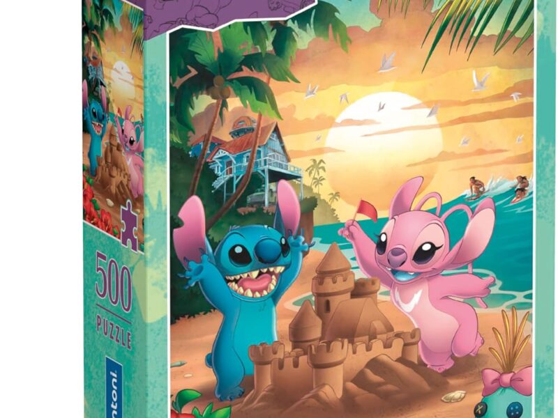 Clementoni Puzzle Disney Stitch 500 Pièces, Puzzle pour Adultes 14-99 Ans, Fabriqué en Italie, 35547
