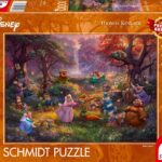 Schmidt Spiele 58040 Thomas Kinkade, Disney, Robin des Bois, Puzzle 1000 pièces