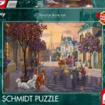 Schmidt Spiele 59690 Thomas Kinkade: Disney Aristocats (1000pc) Jigsaw Puzzle, Colourful