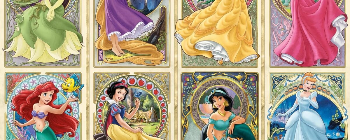 Ravensburger - Puzzle Adulte - Puzzle 1000 pièces - Disney Princesses Art Nouveau - Adultes et enfants à partir de 14 ans - Puzzle de qualité supérieure - Disney Princesses - 12000497