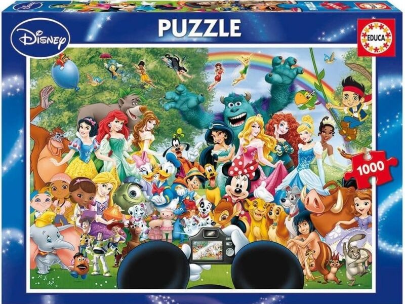Educa - Puzzle de 1000 pièces pour Adultes | Le Merveilleux Monde De Disney II (16297)