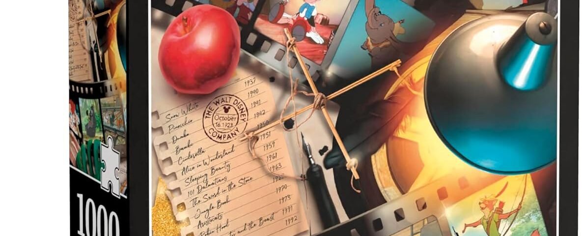 Clementoni Puzzle D100 Classic Movies -1000 Pièces - Puzzle pour Adultes 14-99 Ans, Fabriqué en Italie, 39810