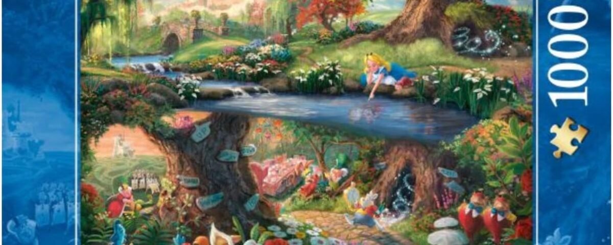 Schmidt , Thomas Kinkade: Disney Alice in Wonderland Puzzle - 1000pc , Puzzle , Ages 12+ , 1 Players