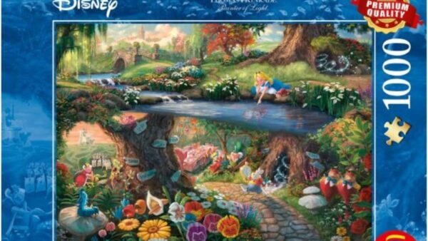 Schmidt , Thomas Kinkade: Disney Alice in Wonderland Puzzle - 1000pc , Puzzle , Ages 12+ , 1 Players
