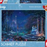Schmidt Spiele 58043 Puzzle 1000 pièces Thomas Kinkade Disney Cendrillon Dansant dans l'étoile, Dessin animé, Multicolore