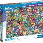 Clementoni - Puzzle 1000 pièces - Disney Classic - Collection Impossible - Puzzle pour Adultes 14 Ans, Jeu de société Adulte, Fabriqué en Italie, 39830