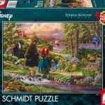 Schmidt Spiele 58039 Puzzle 1000 pièces Disney, Brave, Merida, Thomas Kinkade, Multicolore