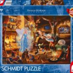 Schmidt Spiele 57526 Thomas Kinkade, Disney, Pinocchio de Geppetto, Puzzle 1000 pièces