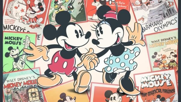 Nathan - Puzzle 500 pièces - Souvenirs de Mickey - Disney - Adultes et Enfants dès 12 Ans - Puzzle de qualité supérieure - Collection Mes Héros - 12000969