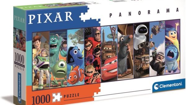 Clementoni - 39610 - Puzzle panoramique - Disney Pixar - 1000 pièces - Puzzle Adulte - fabriqué en Italie
