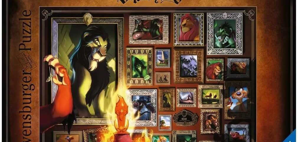 Ravensburger - Puzzle Adulte - Puzzle 1000 p - Scar - Collection Disney Villainous - 16524