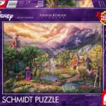 Schmidt Spiele 58037 Thomas Kinkade Disney Blanche-Neige et la Reine, Caricature, Puzzle 1000 pièces