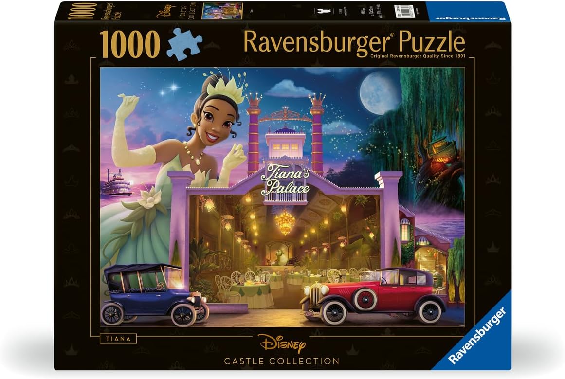 Ravensburger - Puzzle Adulte - Puzzle 1000 pièces - Tiana (Collection Château Disney Princ.) - Adultes et Enfants à partir de 14 Ans - Puzzle de qualité supérieure - Disney - 12001343