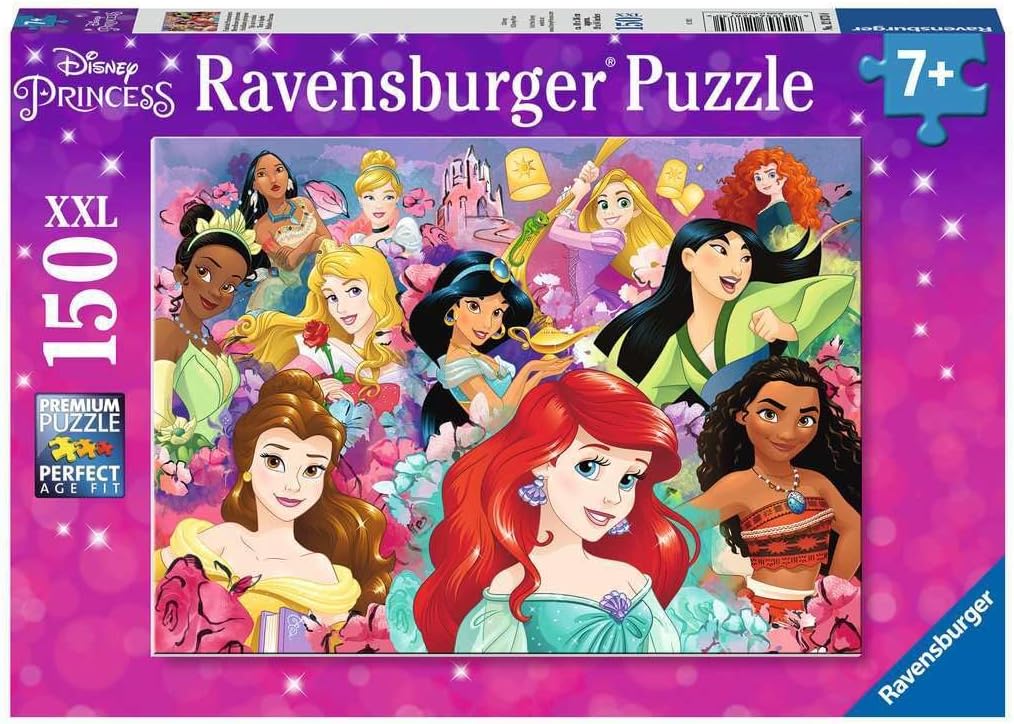 Ravensburger - Puzzle Enfant - Puzzle 150 pièces XXL - Les rêves Peuvent Devenir réalité/Disney Princesses - À partir de 7 Ans - Puzzle de qualité supérieure - Carton épais et résistant - 12873