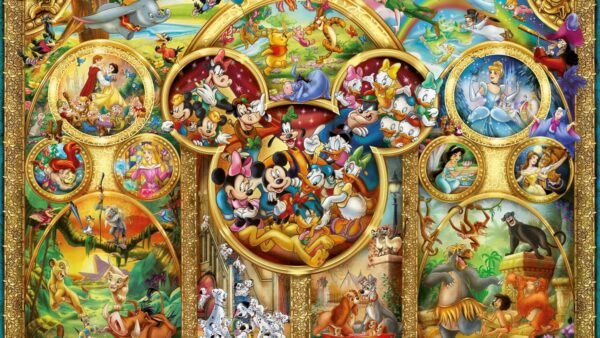 Ravensburger - Puzzle Adulte - Puzzle 500 pièces - Famille Disney - Adultes et Enfants à partir de 12 Ans - Puzzle de qualité supérieure - Disney Classique - 12000094
