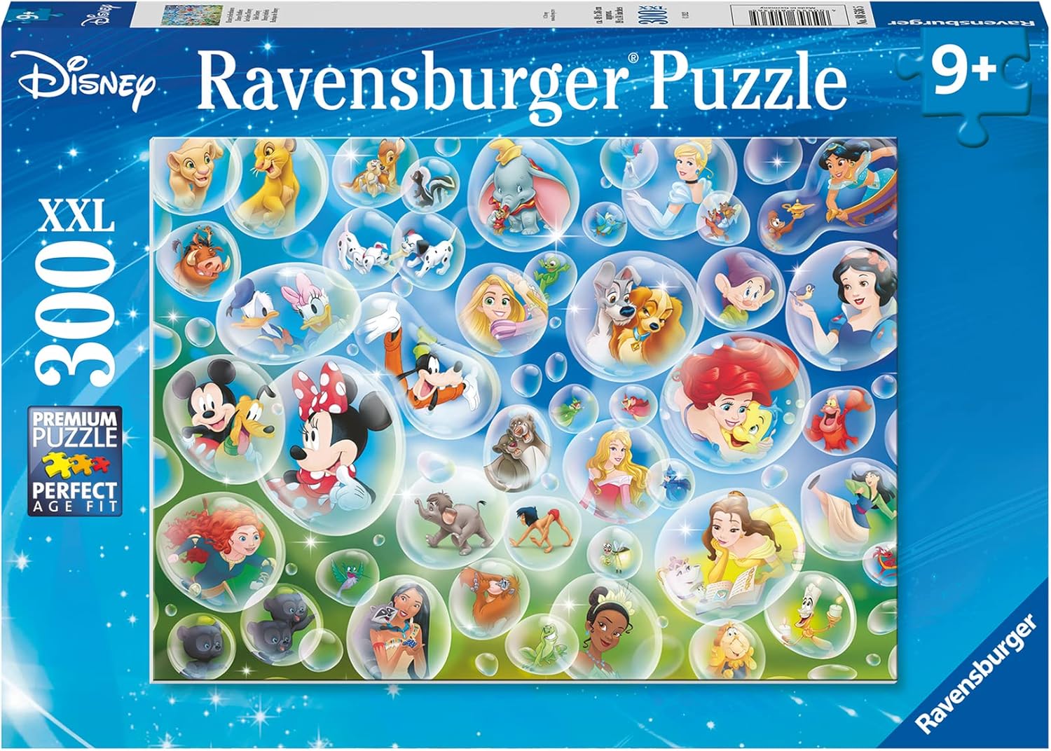 Ravensburger - Puzzle Enfant - Puzzle 300 p XXL - Personnages Disney Populaires - Dès 9 Ans - 80536