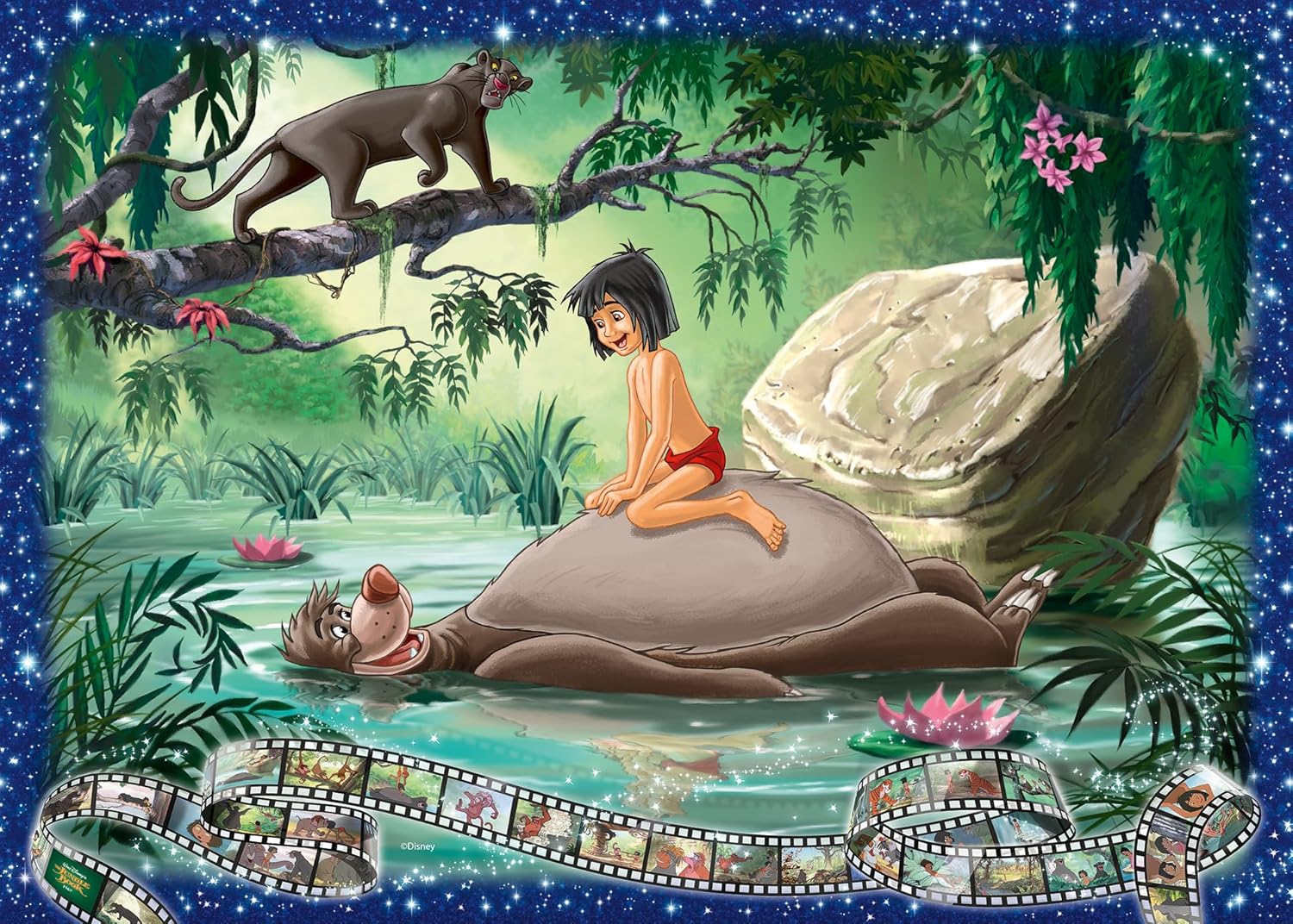 Ravensburger 12000318 - Le Livre de la Jungle - Puzzle Disney 1000 pièces pour Adultes et Enfants à partir de 14 Ans