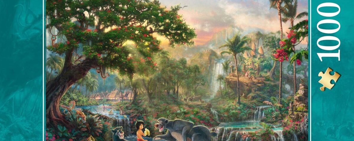 Schmidt Spiele Thomas Kinkade: Disney - The Jungle Book Jigsaw Puzzle (1000Pc)