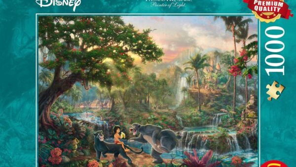 Schmidt Spiele Thomas Kinkade: Disney - The Jungle Book Jigsaw Puzzle (1000Pc)