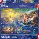 Schmidt , Thomas Kinkade: Disney The Little Mermaid Puzzle - 1000pc , Puzzle , Ages 12+ , 1 Players