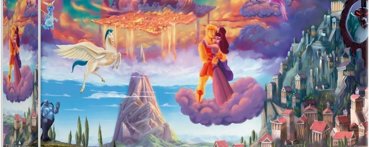 Ceaco - Thomas Kinkade - Disney - Hercules -1000 Piece Jigsaw Puzzle